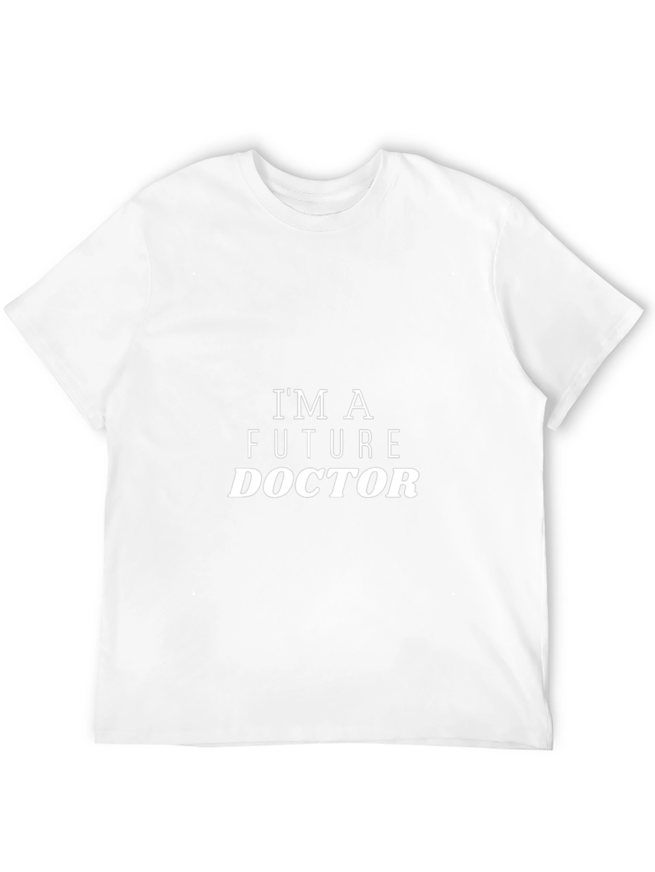 Future Doctor Graphic Tee - Black Cotton T-Shirt
