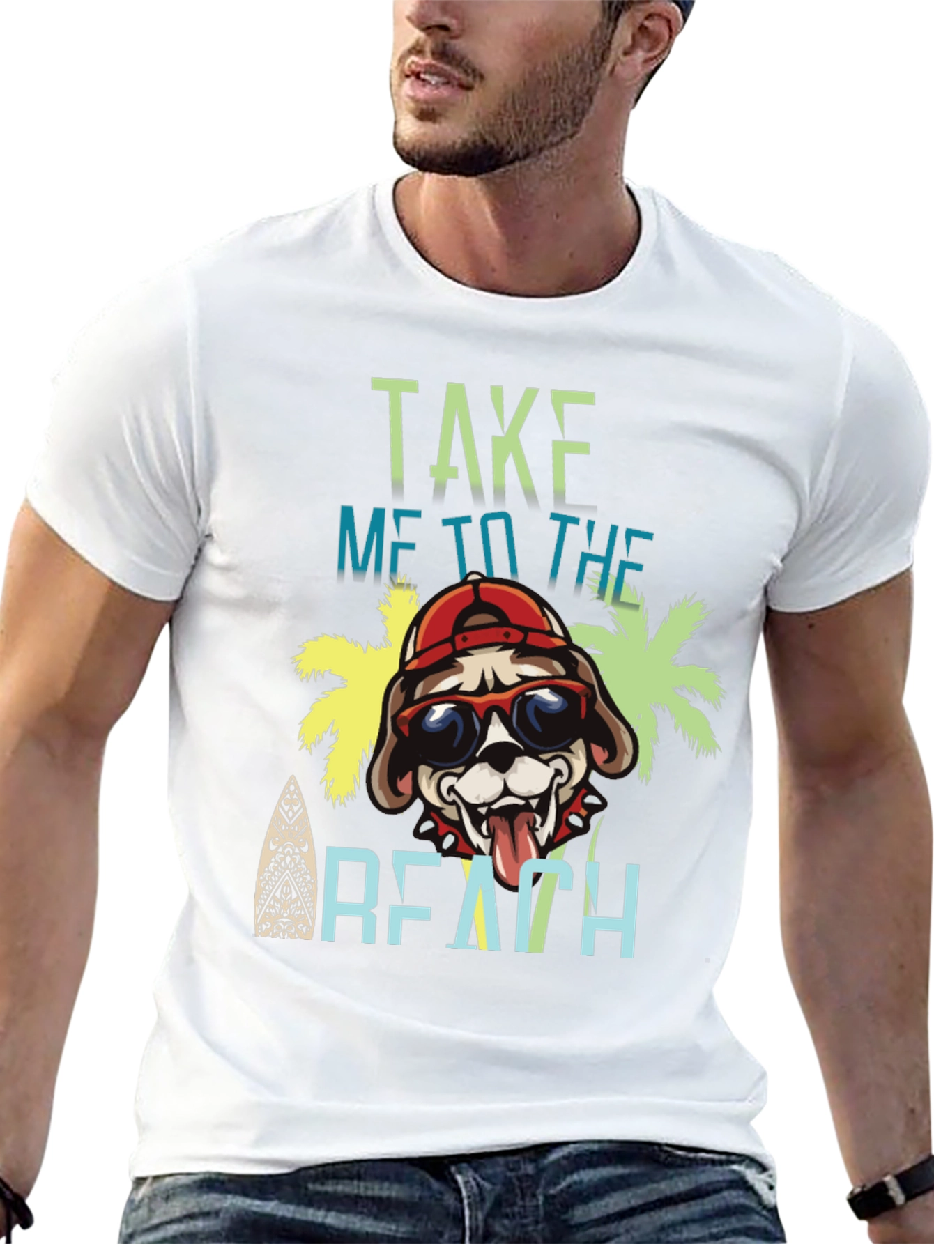 Take Me To The Beach Dog T-Shirt