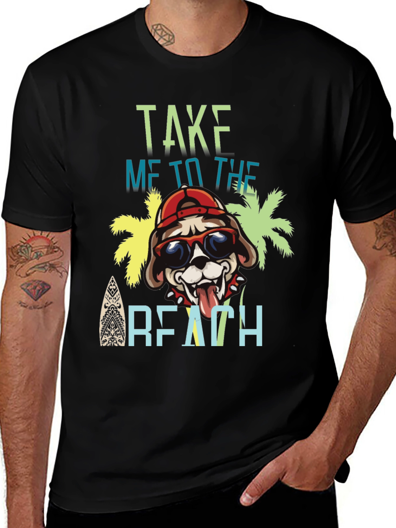 Take Me To The Beach Dog T-Shirt