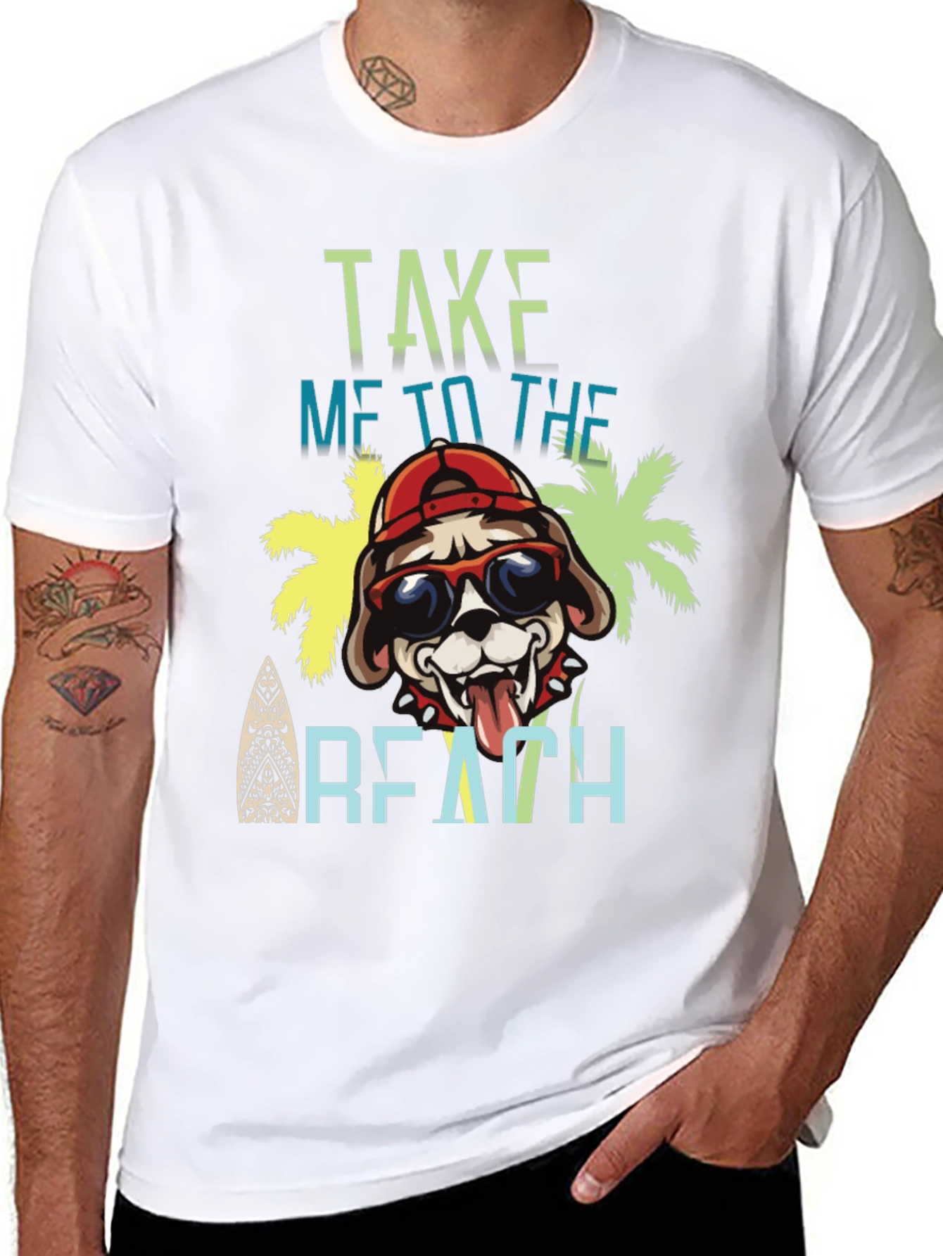 Take Me To The Beach Dog T-Shirt