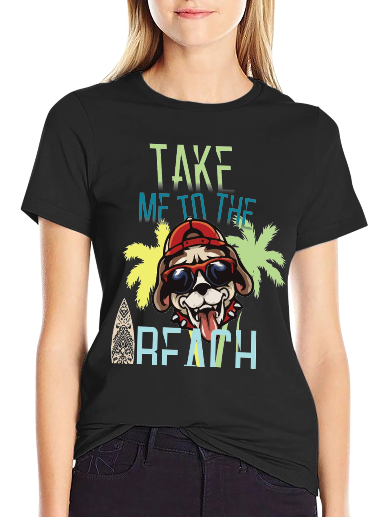 Take Me To The Beach Dog T-Shirt