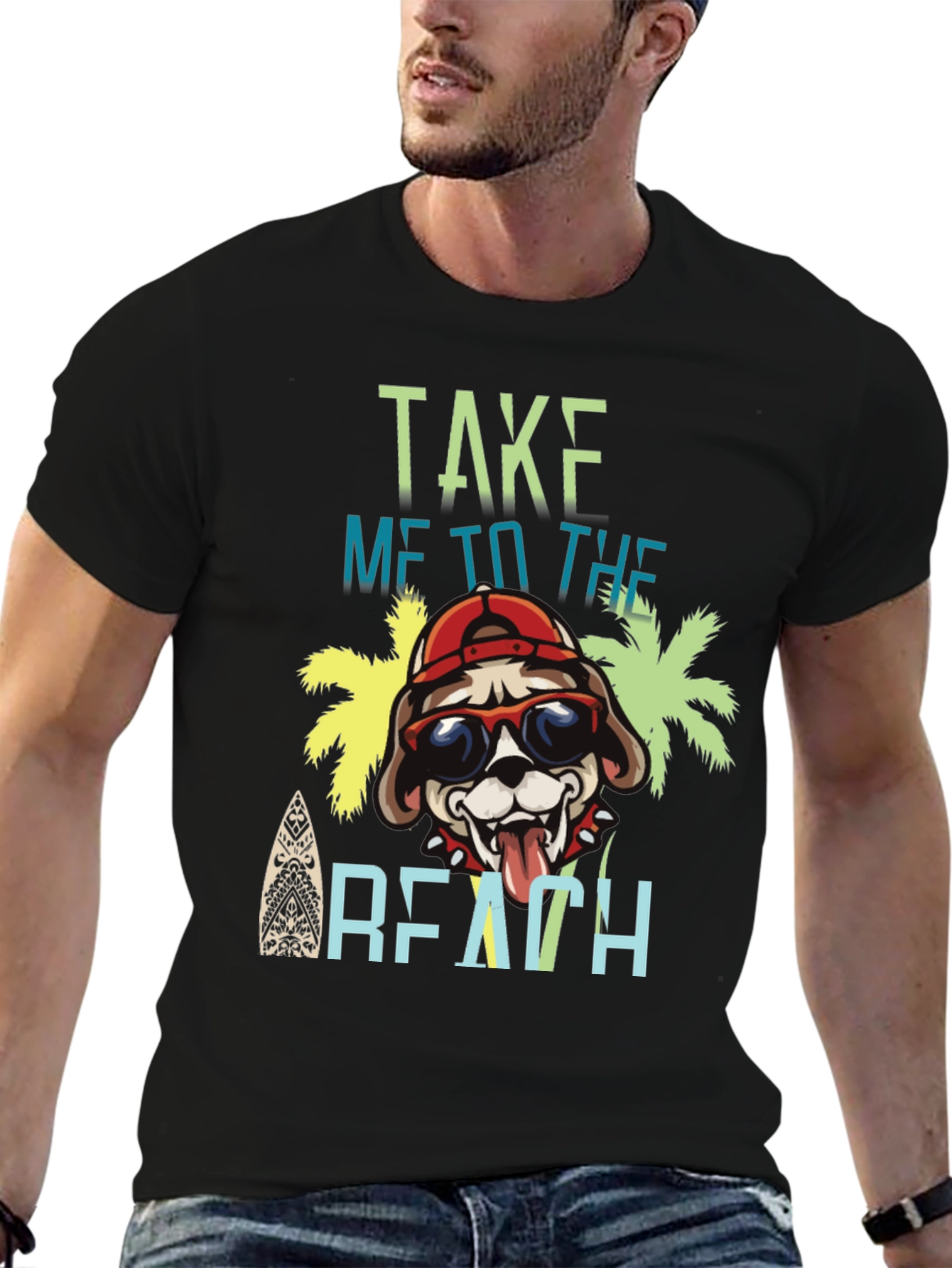 Take Me To The Beach Dog T-Shirt