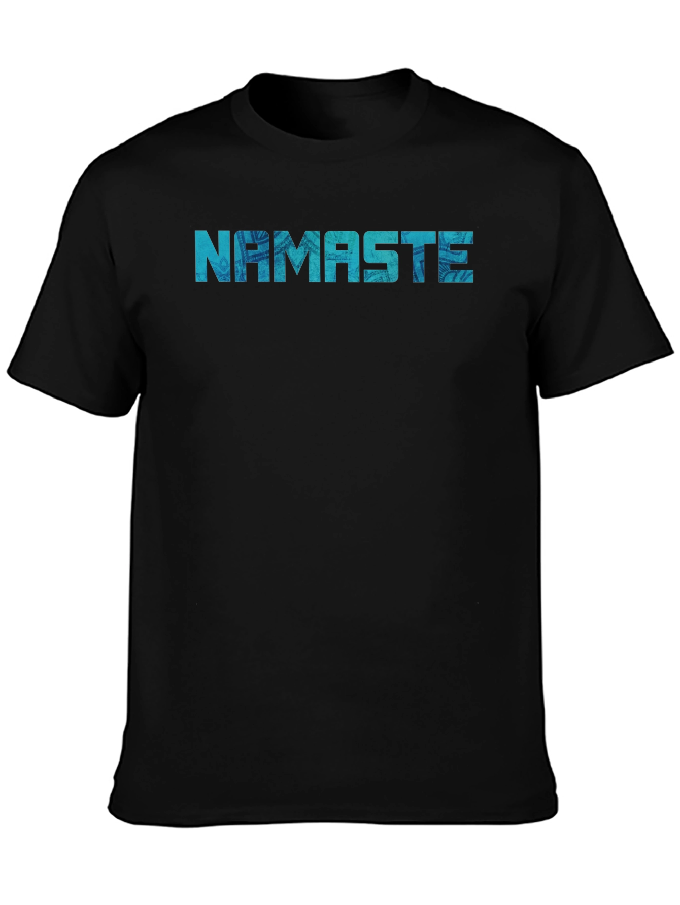 Namaste Graphic Print Black T-Shirt