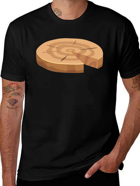 Tree Stump Slice Graphic Tee
