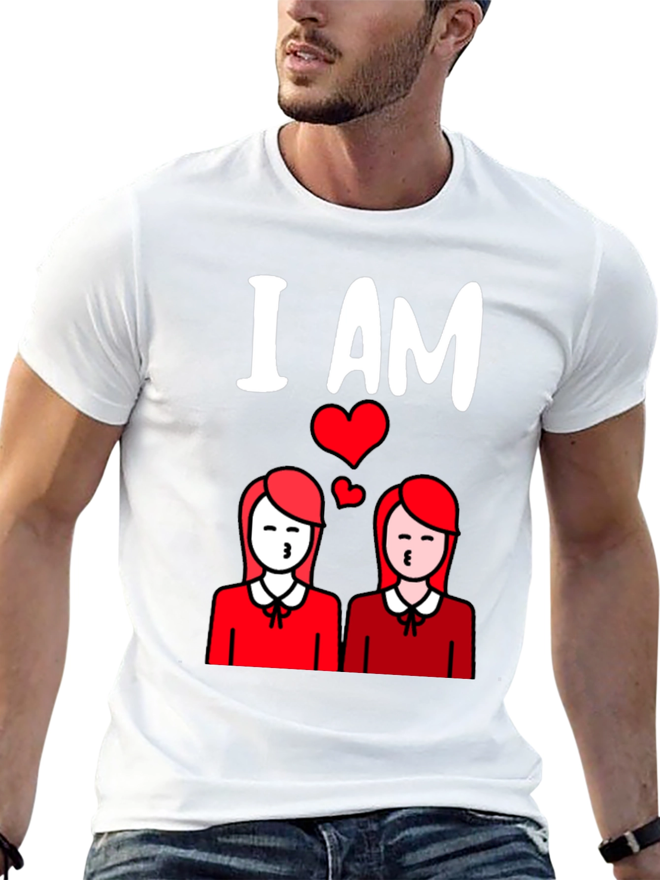 I Am Love T-Shirt - Matching Lesbian Couple Tee