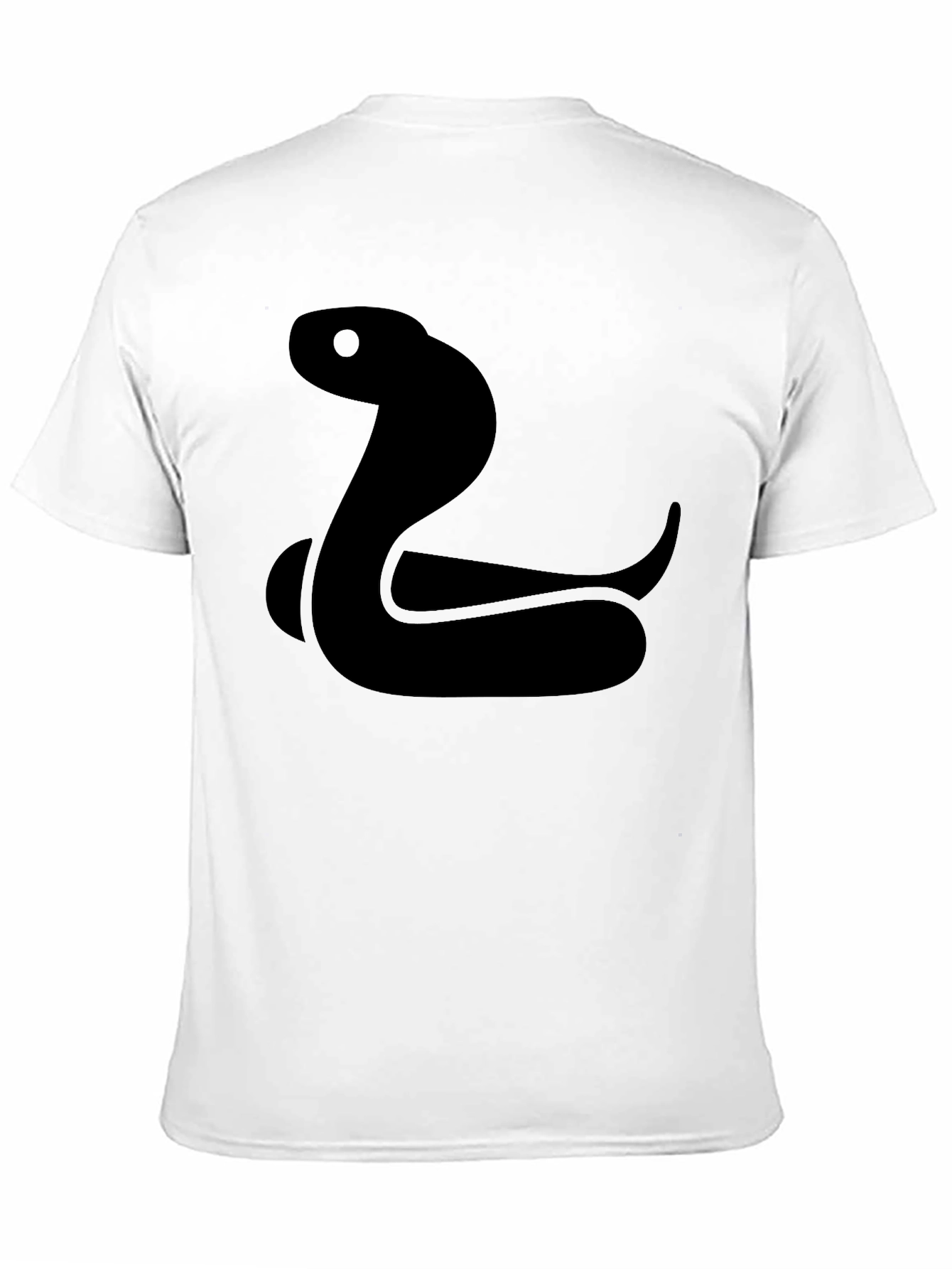Cool Snake Graphic Tee - Black