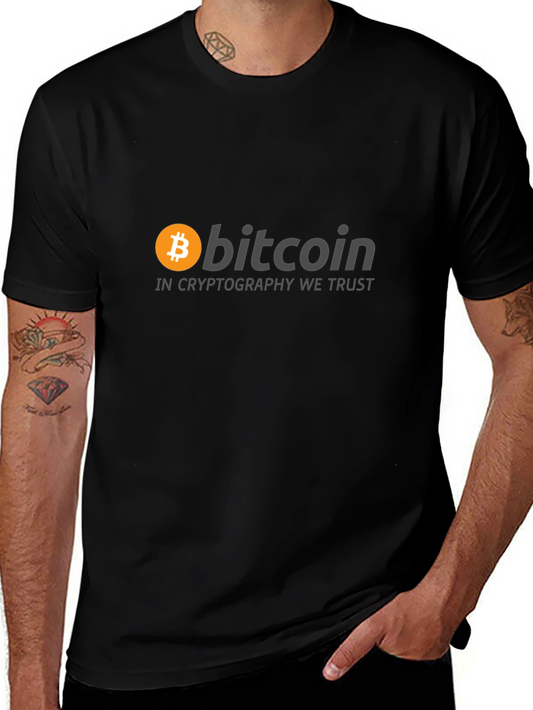 Bitcoin in Cryptography We Trust T-Shirt