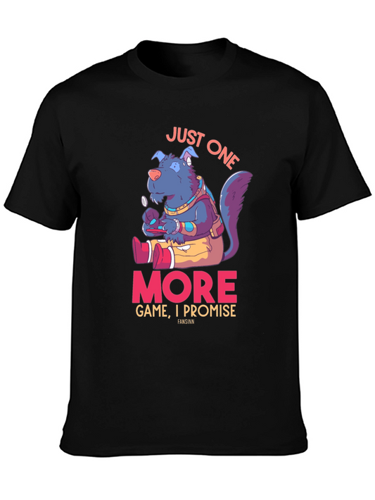 Gamer Dog T-Shirt - Just One More Game