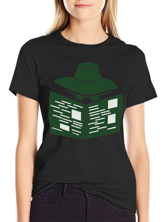 Abstract Green Geometric T-Shirt