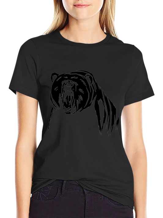 Black Bear Graphic Tee - Mens Crew Neck
