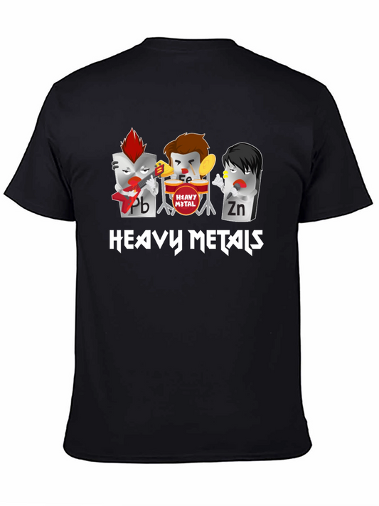Heavy Metals Band T-Shirt - Periodic Table Rock