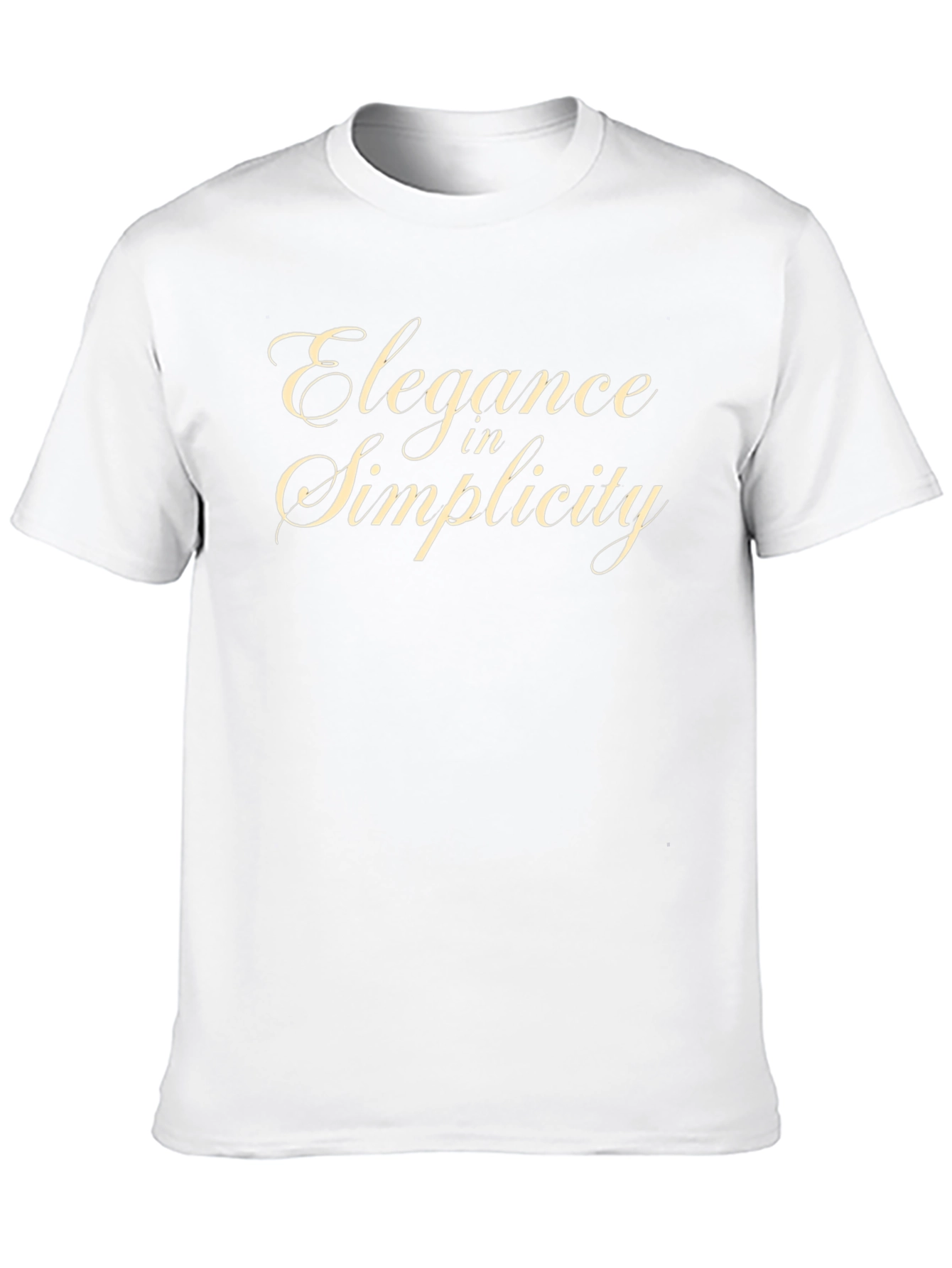 Elegance in Simplicity - Stylish Graphic T-Shirt