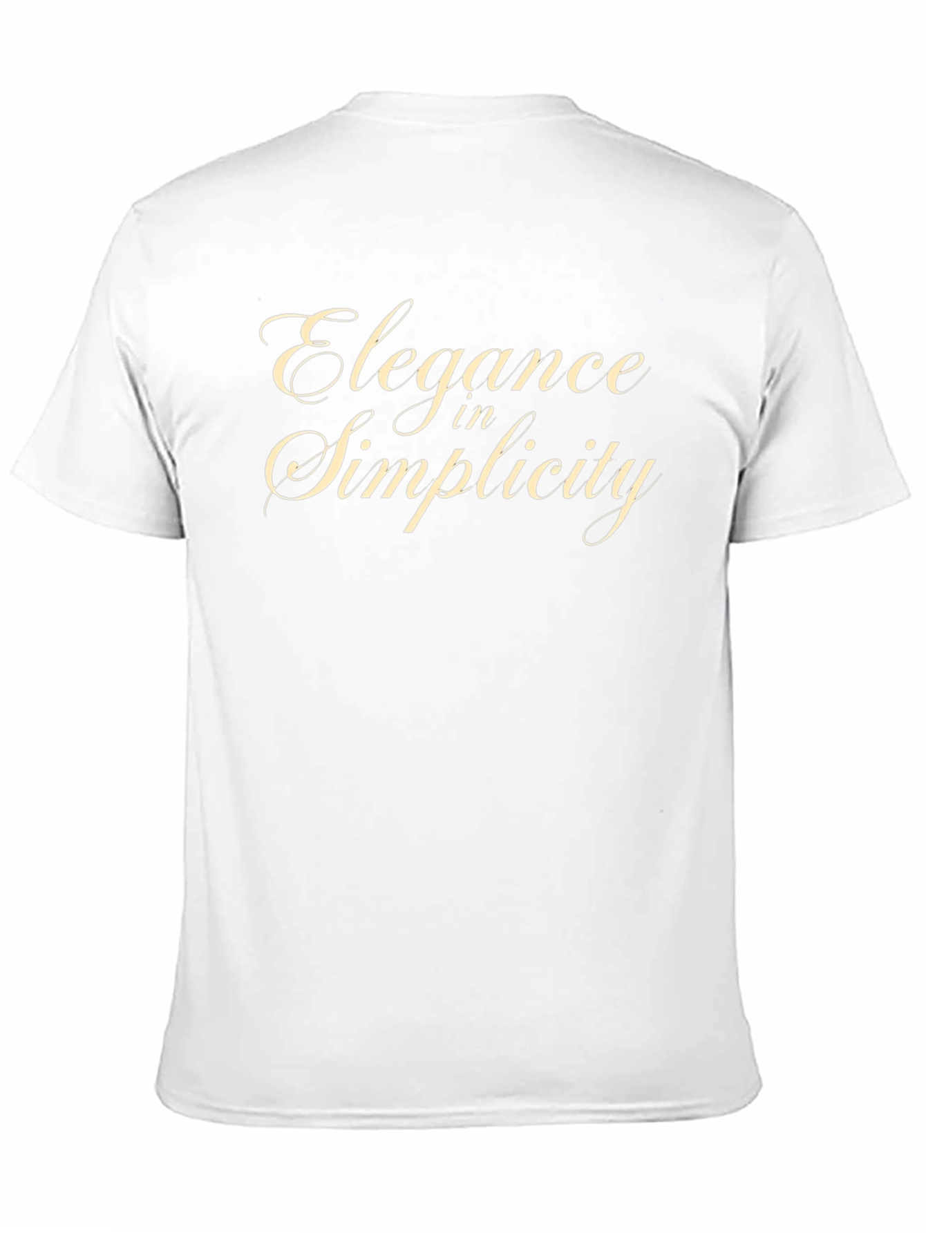 Elegance in Simplicity - Stylish Graphic T-Shirt