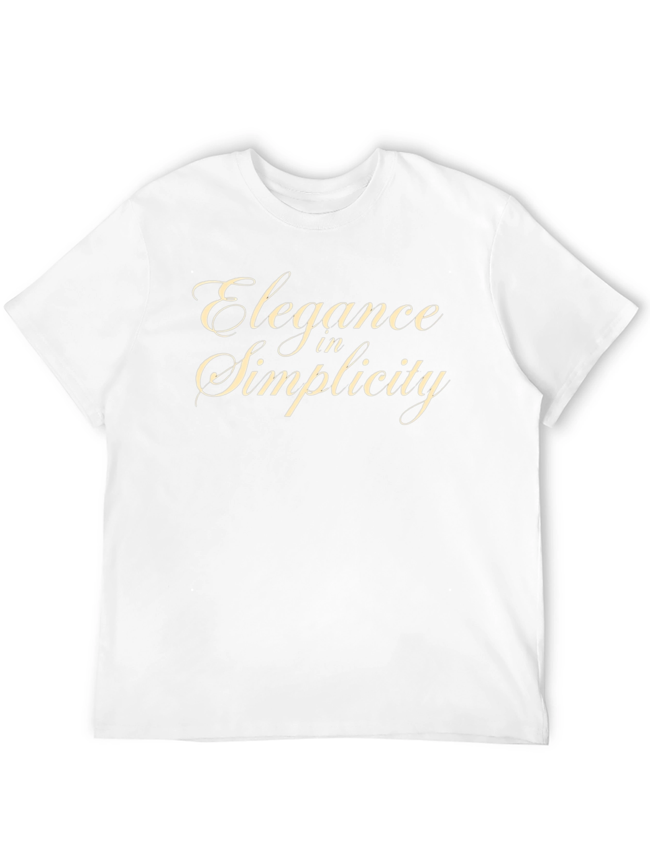 Elegance in Simplicity - Stylish Graphic T-Shirt