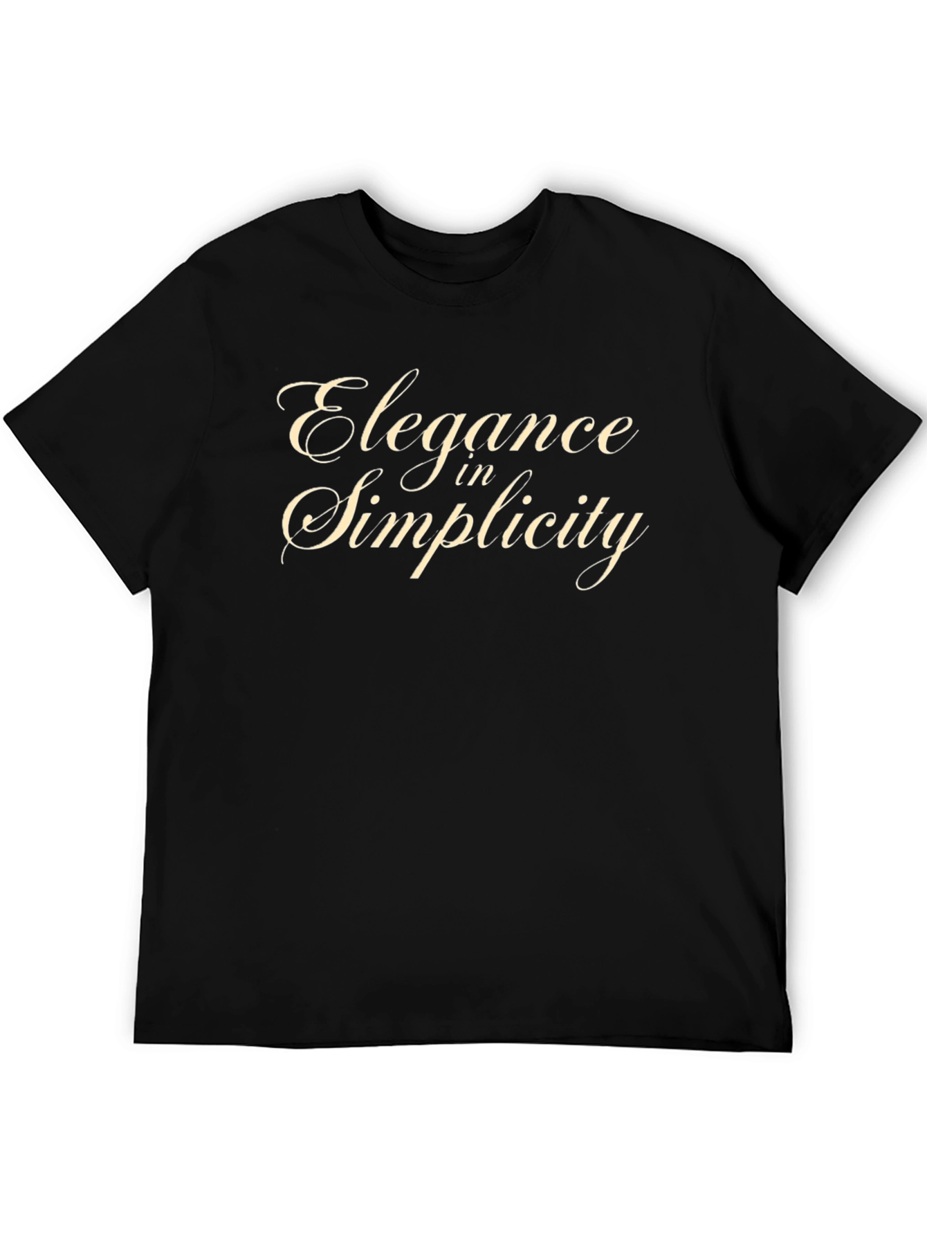 Elegance in Simplicity - Stylish Graphic T-Shirt