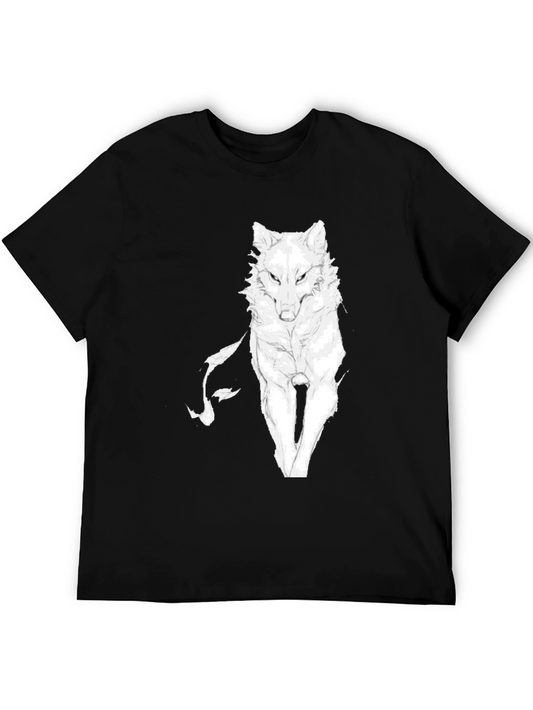 Wolf Graphic Black T-Shirt