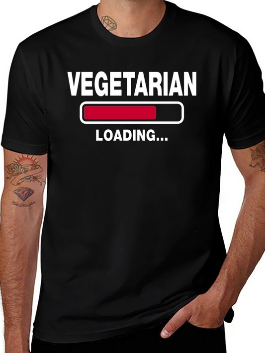 Vegetarian Loading Funny T-Shirt