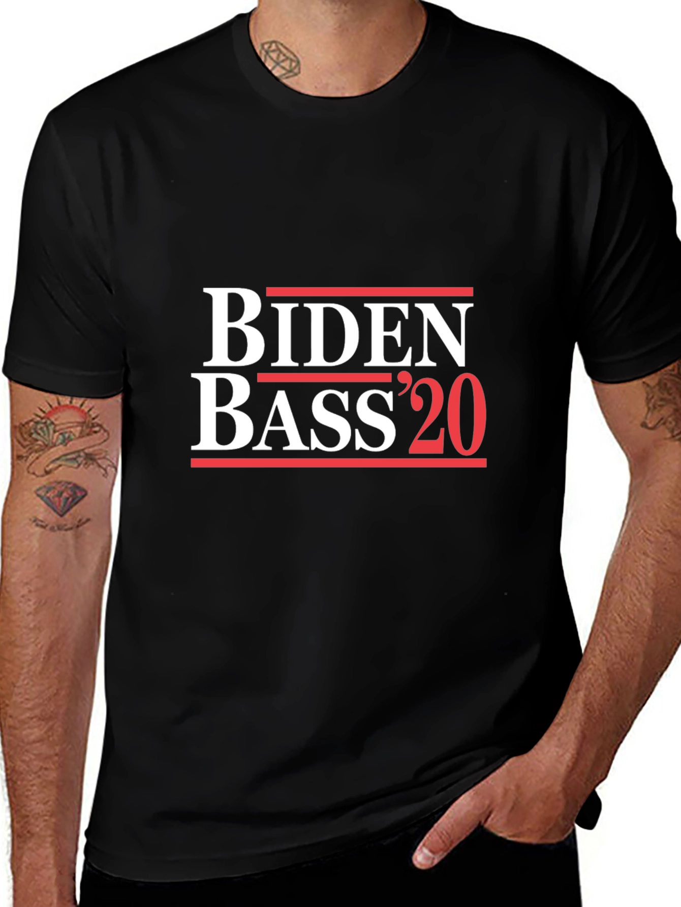 Biden Bass 20 Black T-Shirt