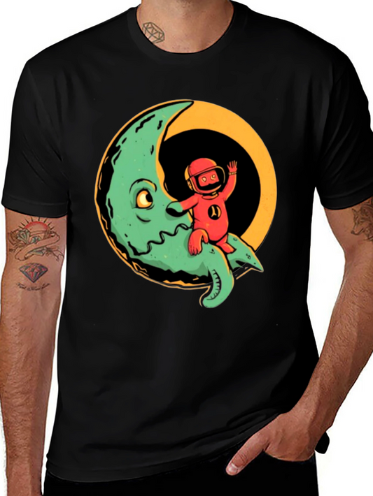 Retro Moon Rider Graphic Tee
