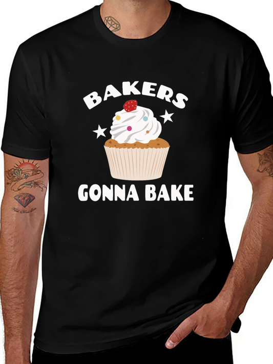 Bakers Gonna Bake Graphic Tee - Cupcake T-Shirt
