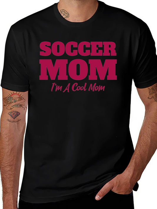 Soccer Mom Cool Mom Graphic T-Shirt