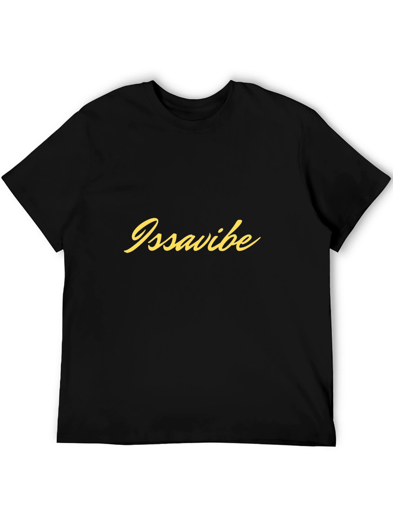 Issavibe Black T-Shirt - Stylish & Comfortable
