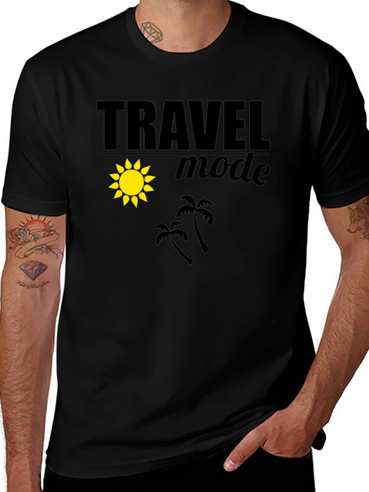 Travel Mode Graphic Tee - Vacation Ready