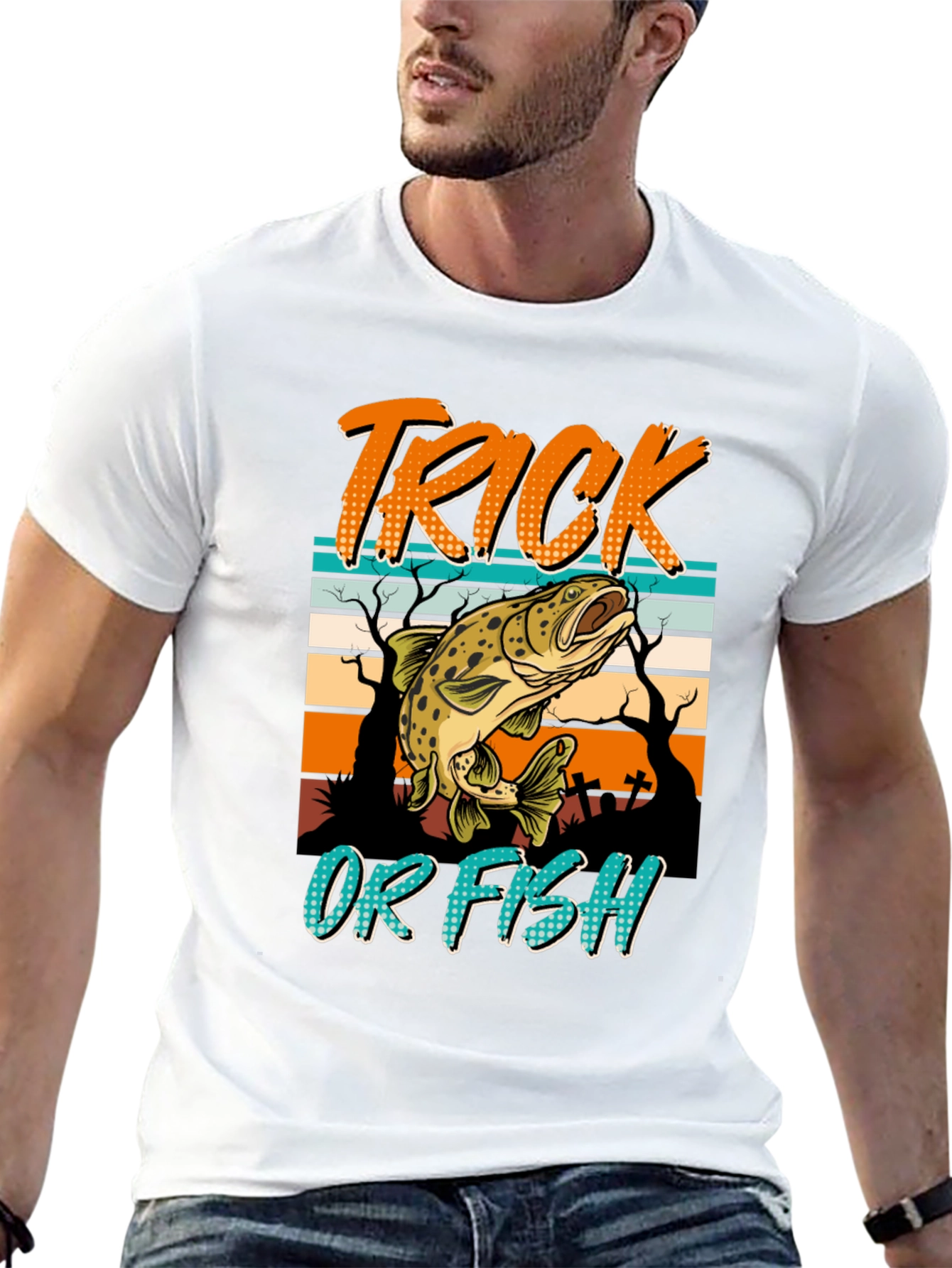 Trick or Fish Halloween T-Shirt