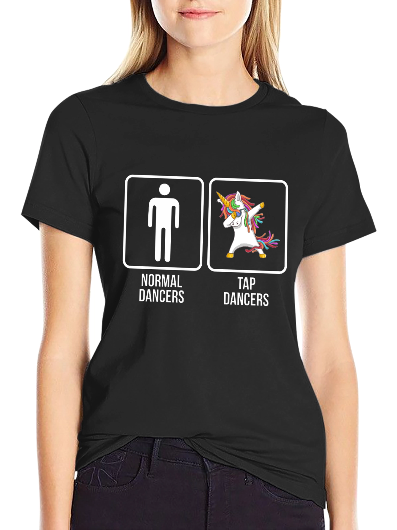 Normal vs Tap Dancers Graphic Tee