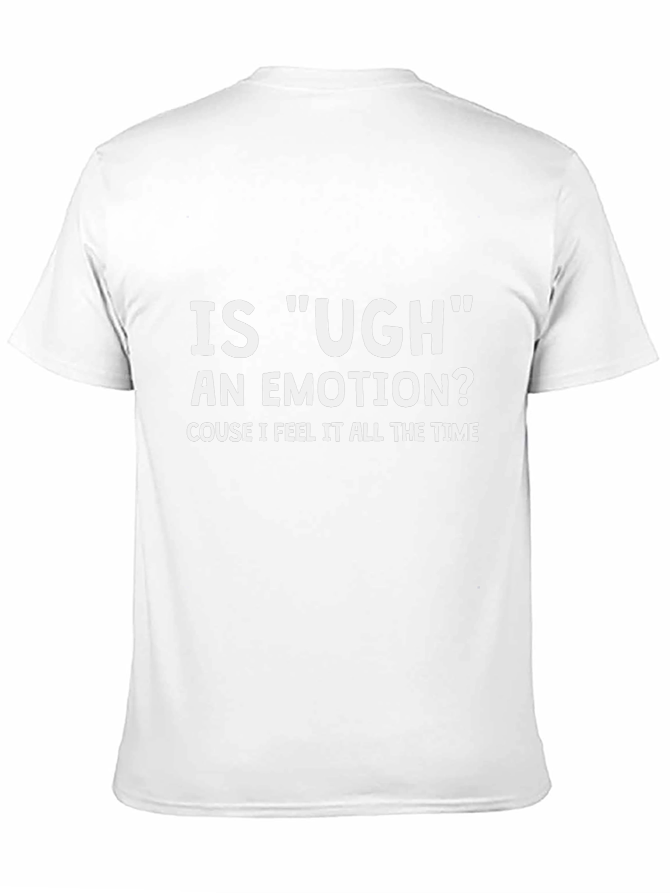 Funny Ugh Emotion Graphic T-Shirt