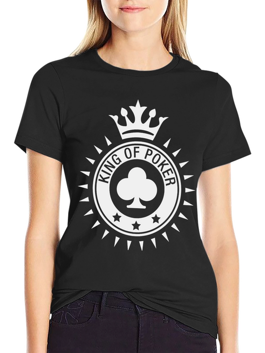 King of Poker Graphic Tee - Black