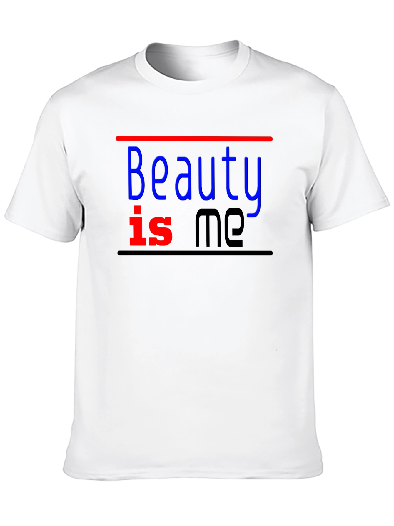 Beauty Is Me Black T-Shirt