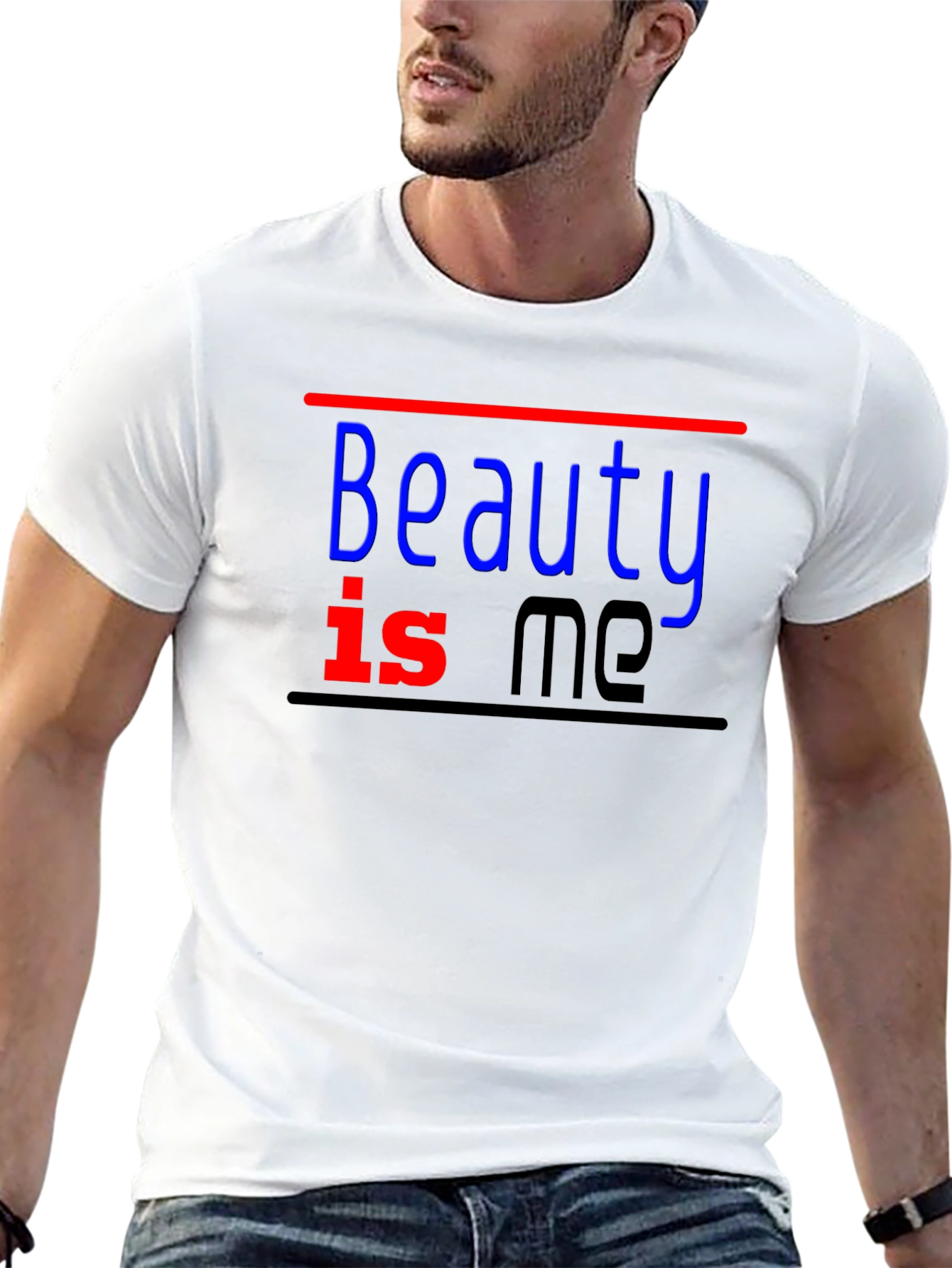 Beauty Is Me Black T-Shirt