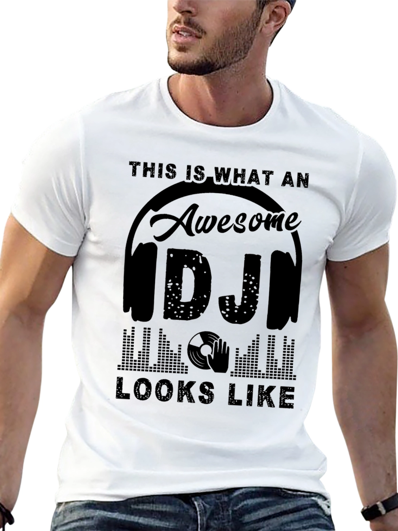 Awesome DJ T-Shirt: Music Lover Gift