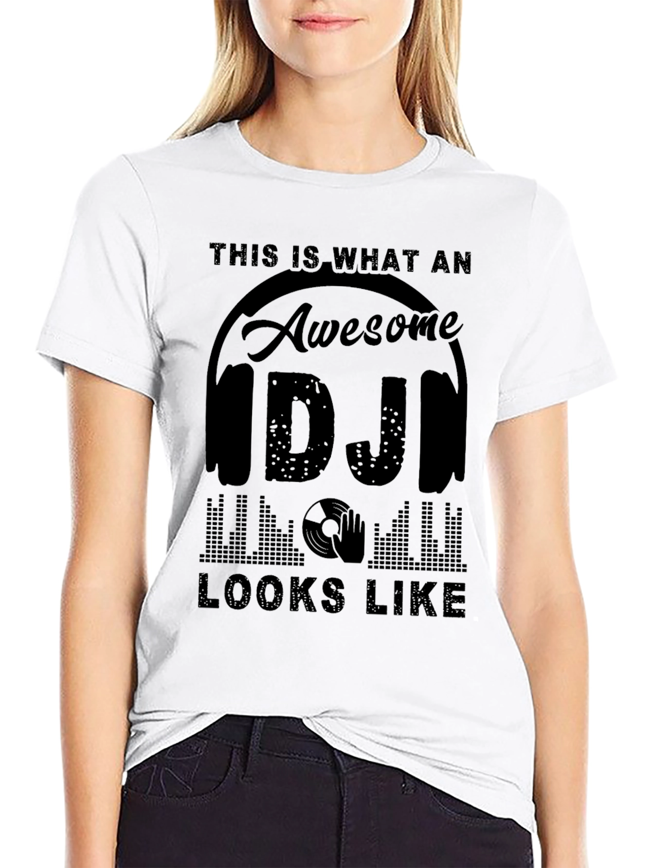 Awesome DJ T-Shirt: Music Lover Gift