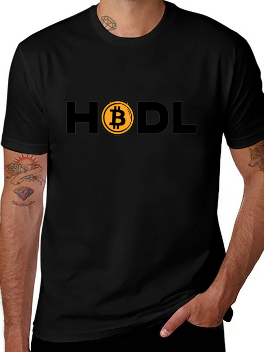 HODL Bitcoin Graphic Tee - Crypto Investor Shirt