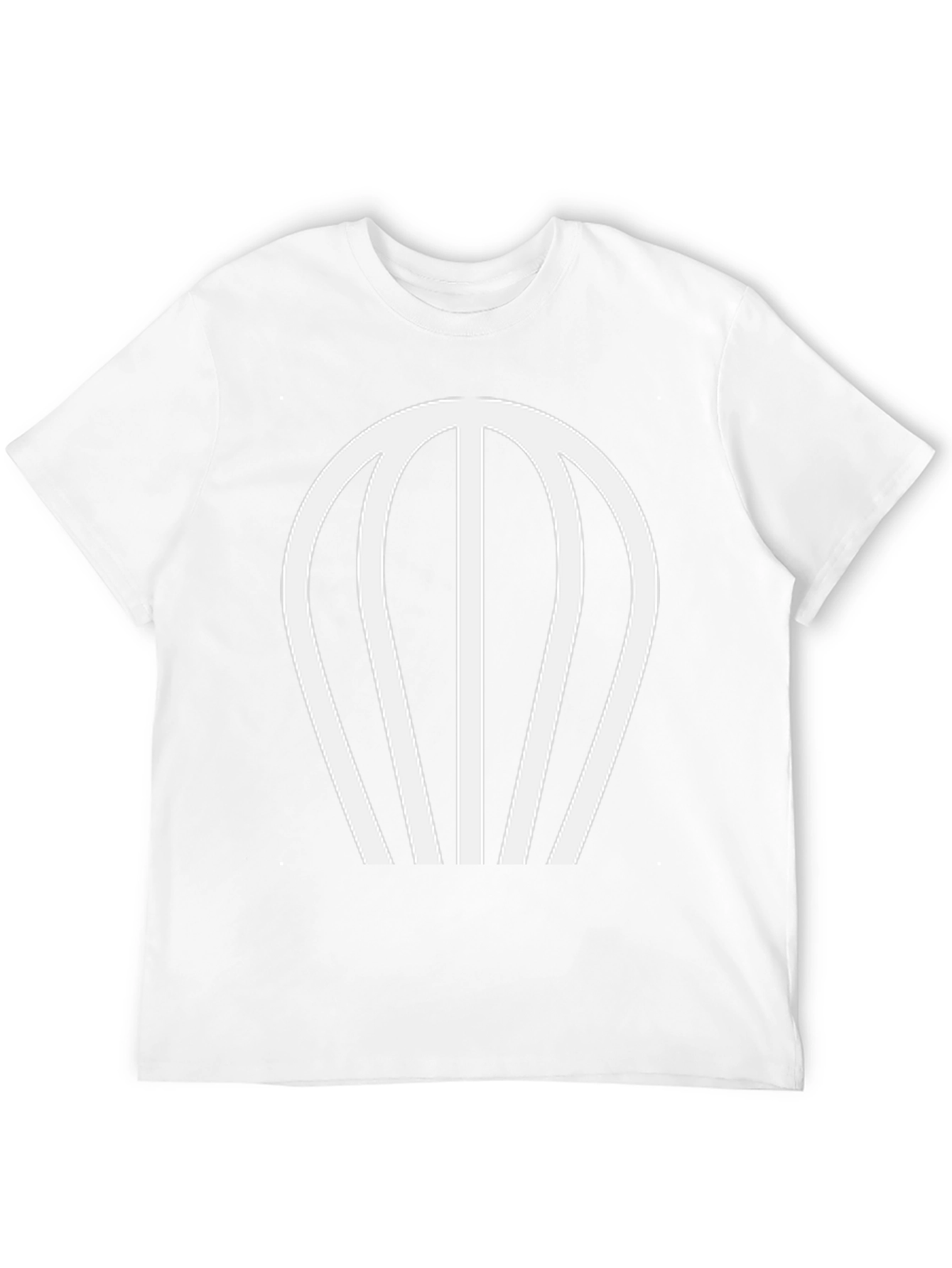 Modern Parachute Graphic Black T-Shirt