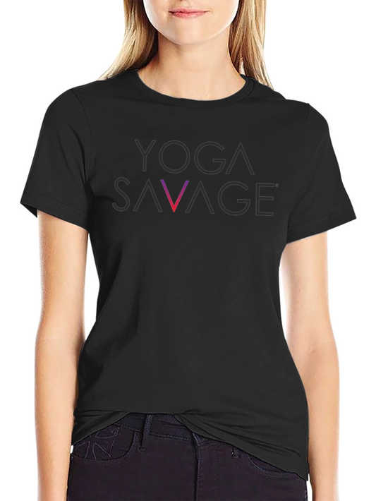 Yoga Savage Graphic T-Shirt - Black