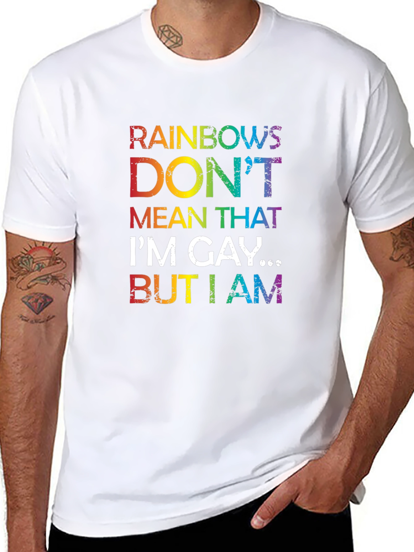 Rainbows Dont Mean Gay T-Shirt