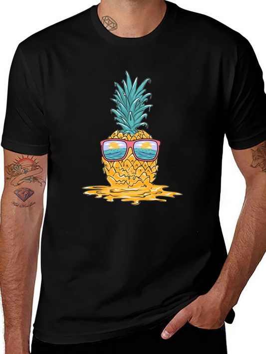 Cool Pineapple Graphic Tee - Summer Vibes