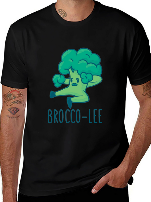 Brocco-Lee T-Shirt - Funny Broccoli Karate Tee