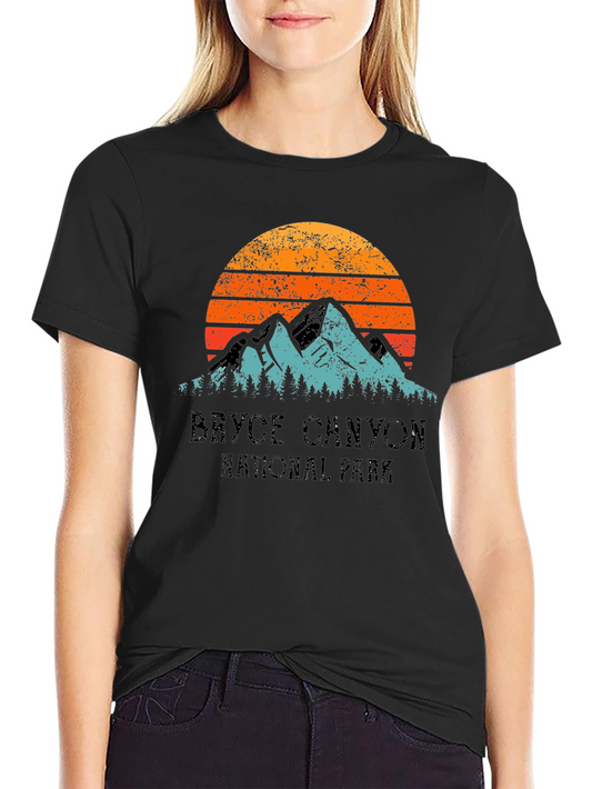 Bryce Canyon National Park Vintage Sunset T-Shirt