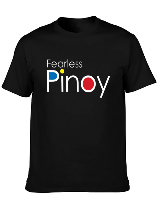 Fearless Pinoy Black Graphic T-Shirt