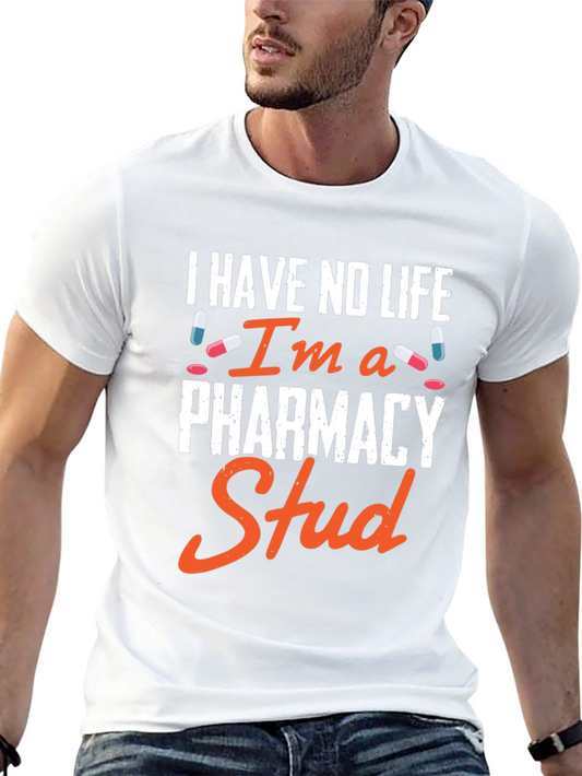 Pharmacy Stud Graphic Tee - Novelty Shirt