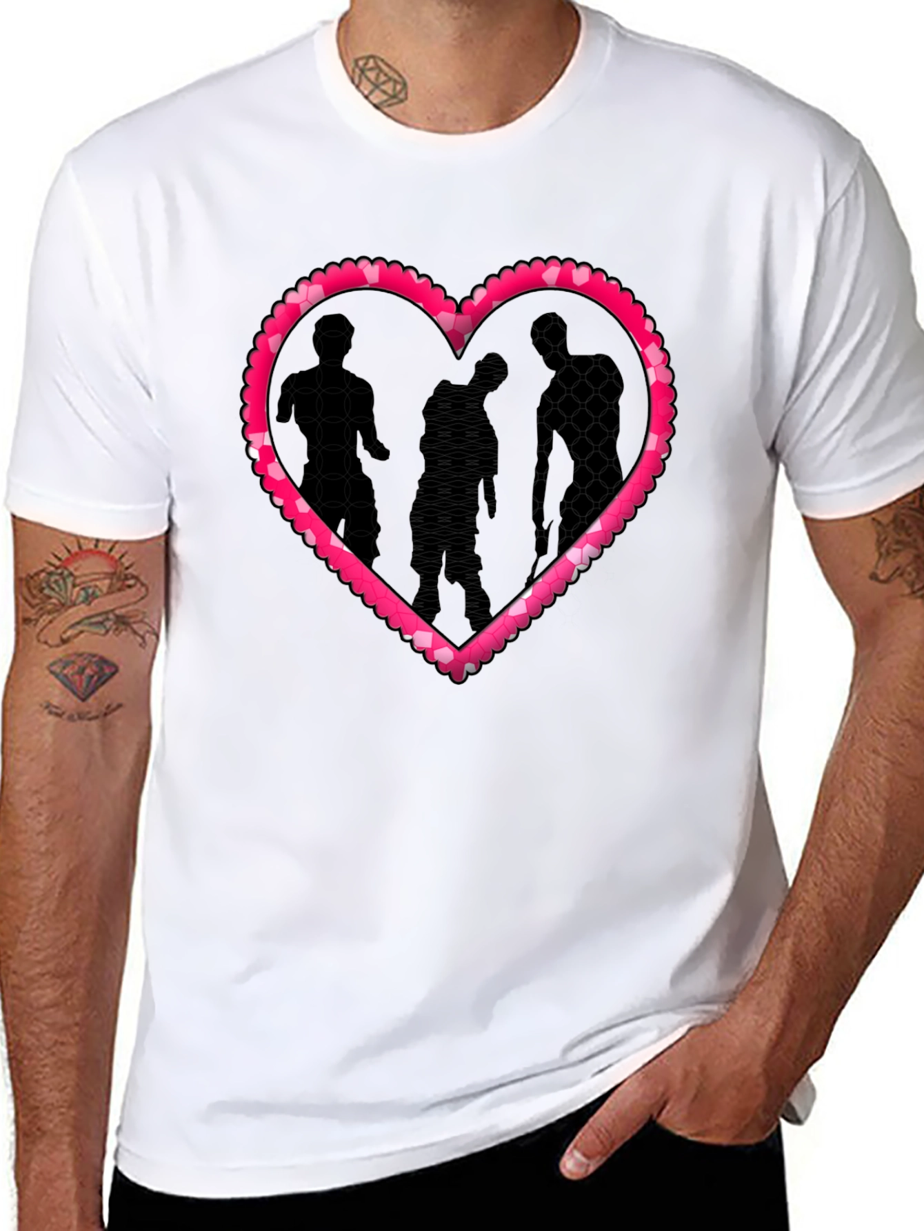 Zombie Heart Graphic T-Shirt - Valentines Day Tee