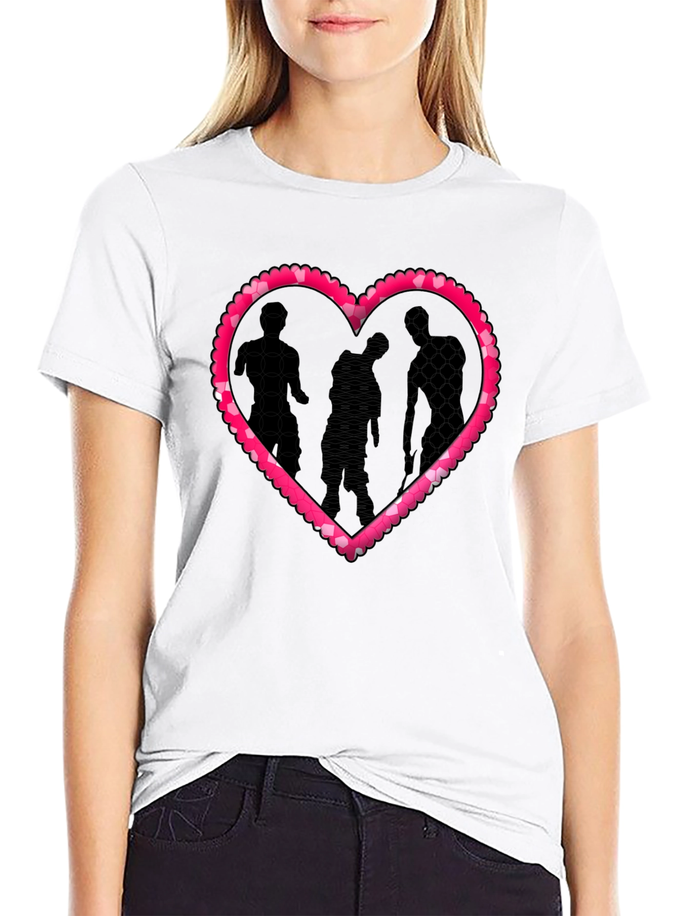 Zombie Heart Graphic T-Shirt - Valentines Day Tee
