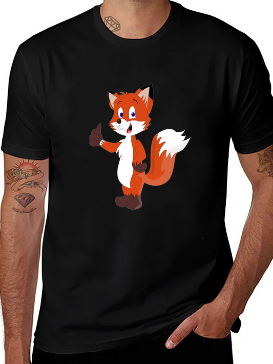 Cartoon Fox T-Shirt: Classic Comfort