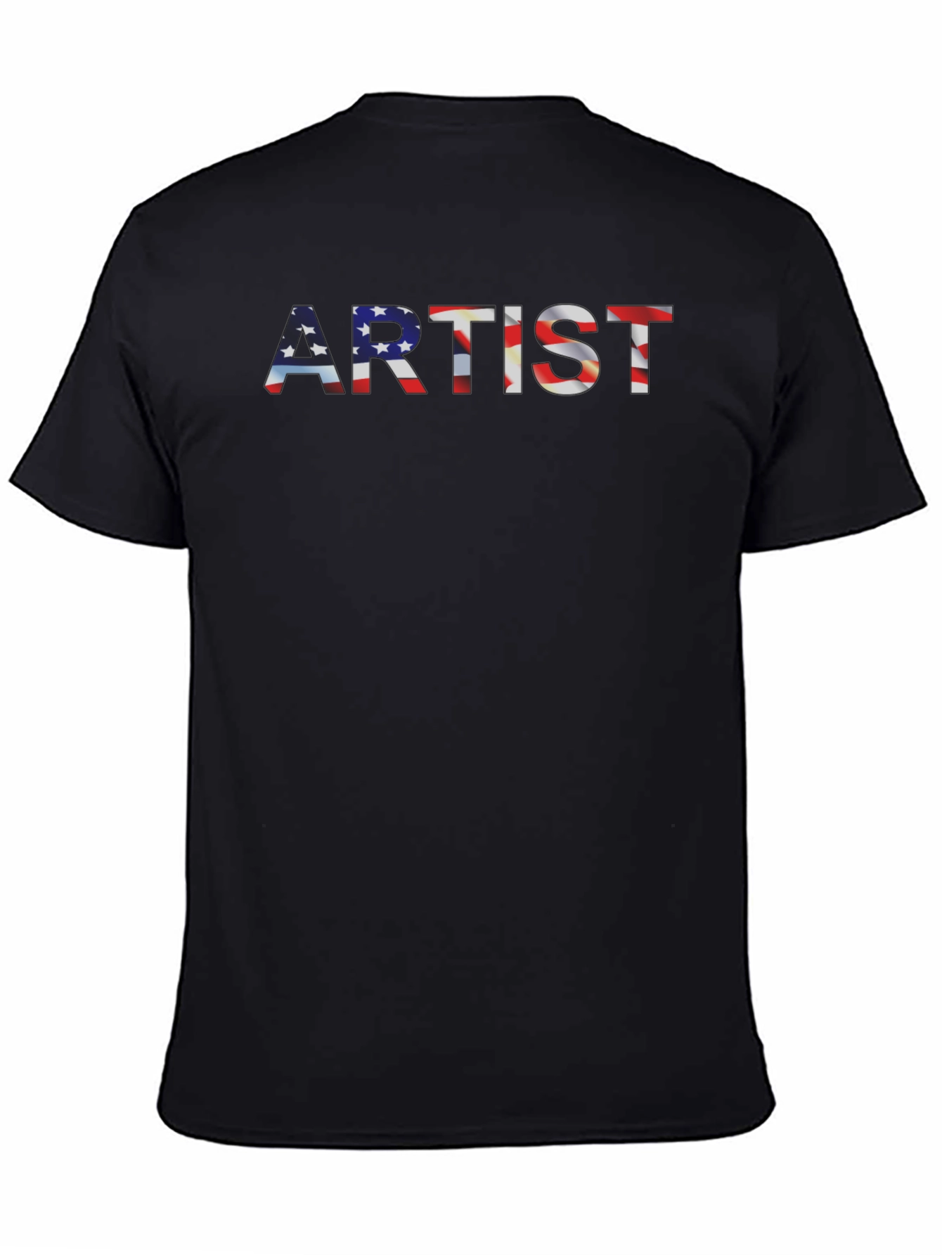 Artist USA Flag Graphic Tee - Patriotic Style