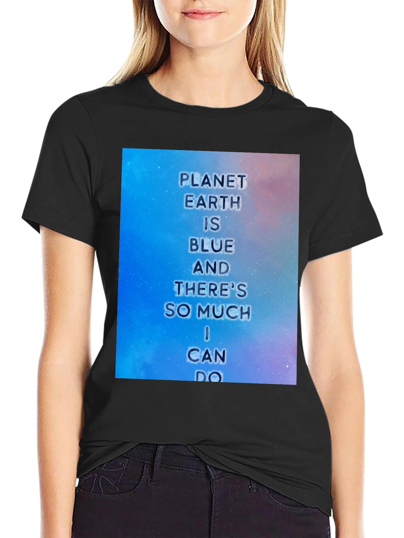 Planet Earth Blue T-Shirt - Eco-Conscious Design