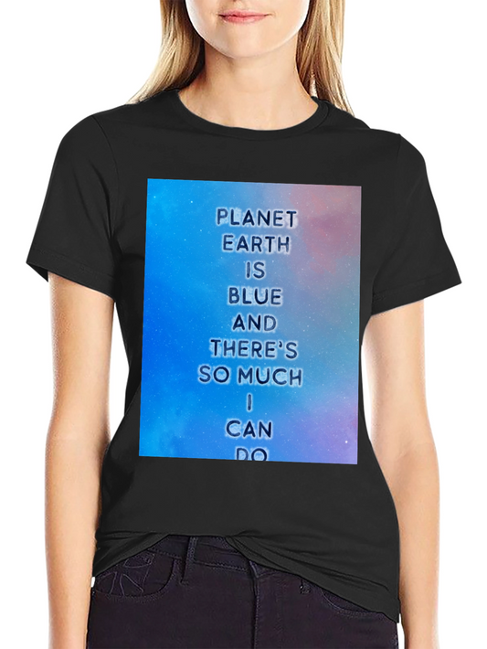Planet Earth Blue T-Shirt - Eco-Conscious Design
